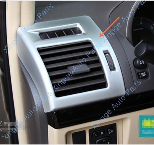 2pcs instrument desk bilateral air-condition trim for toyota prado 2010-2015