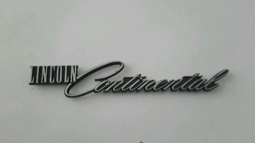 1964-1965 lincoln continental dash emblem