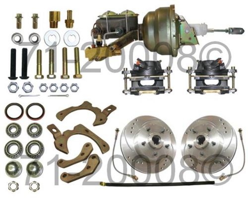Brand new complete front disc brake conversion kit fits 59 60 61 62 63 64 chevy