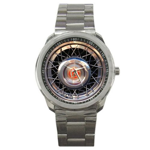 Cadillac cdv wire wheel covers c sport metal watch