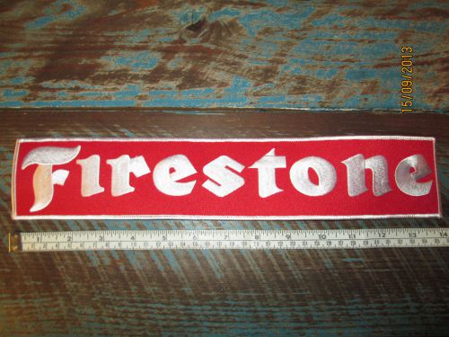 Large firestone rubber company racing patch tire alms scca f1 can am gt trans am