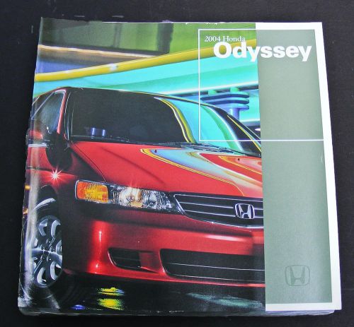 Lot of 25 brand new genuine factory showroom brochures 2004 honda odyssey