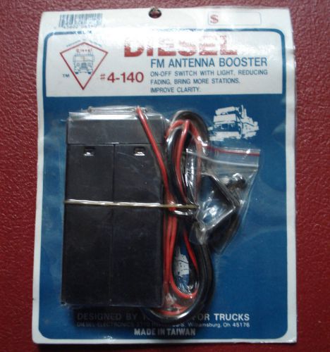 Diesel electronics #4-140 am/fm antenna signal booster (unopened new old stock)