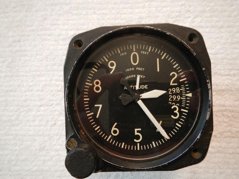Vintage u.s navy altimeter kollsman bu aero u.s navy 644kn-06 vintage altimeter
