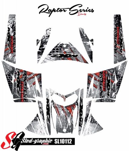 Wrap graphics kit decal stickers for ski-doo rev mxz snowmobile 03-07 sl10112