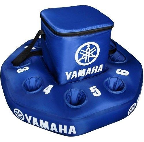 Yamaha inflatable floating cooler - holds 12 cans or bottles - brand new