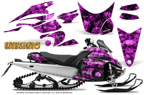 Yamaha fx nytro 08-14 creatorx graphics kit snowmobile sled decals inferno p