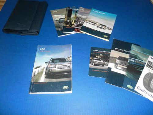 2008 land rover lr2 owners manual w/nav book