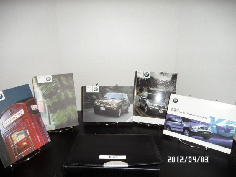 2004 bmw x5 oem owners manual--fast free shipping to all 50 states
