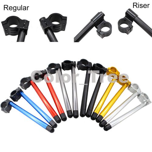 For cnc 37mm fork tube clip-ons handle bar handlebar riser regular motorcycle
