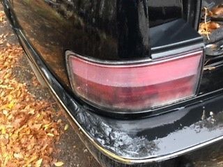 1993-1997 cadillac seville sts left license plate taillight brake light lamp