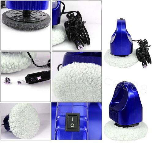 Auto car vehicle portable polisher waxing machine device for caring tool off