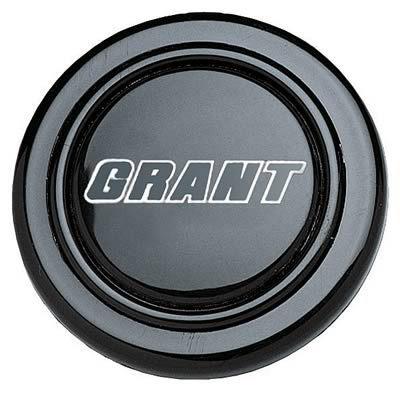 Grant products horn button steel black grant emblem for signature series each