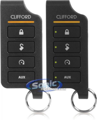 New clifford 5806x 2-way paging car alarm vehicle security &amp; remote start system