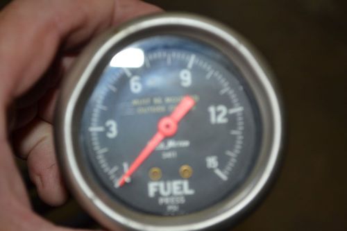 Auto meter pro comp fuel pressure gauge