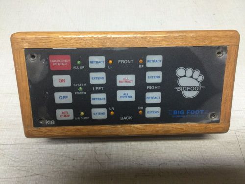 Bigfoot hydraulic rv leveler control panel