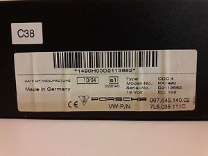 Porsche cd changer cdc-4 part no. 997.645.140.02 (99764514002)