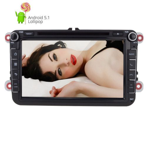 Us 8&#034; android 5.1 car dvd player stereo gps for volkswagen jetta golf passat w