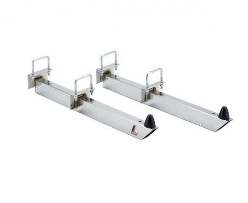 Lakewood 20470 28&#034; chrome universal traction bars for leaf spring cars