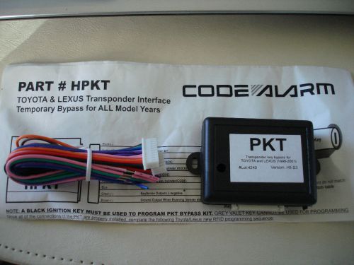 Code alarm toyota &amp; lexus transponder interface temp bypass -  hpkt