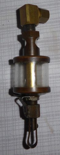 Vintage gravity fed oiler - detroit lubricator co