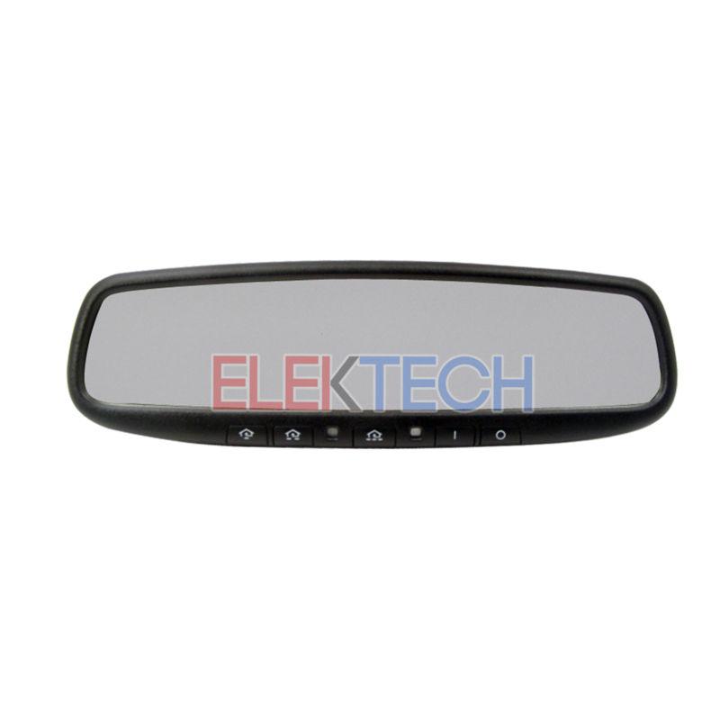 Gentex homelink 50-genk41a rear-view auto-dimming mirror 3-remote programmable