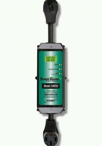 Surge guard trc 34850 50 amp portable surge protector with lcd display