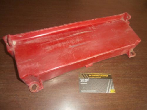88 honda foureman trx350 trx 350 d rear fender tool box storage cover panel red