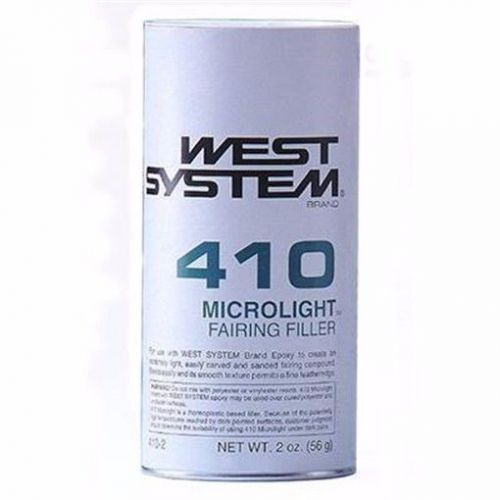 West system 2 oz 410 microlight fairing filler 410-2-new price + free shipping!
