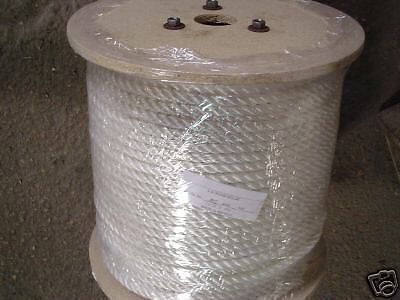 1/2  x 600 nylon rope anchor line w/ss thimble spliced in the usa 
