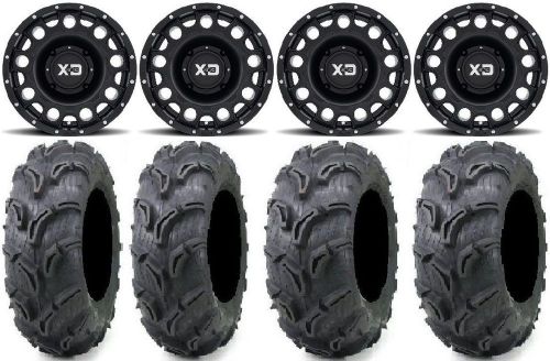 Kmc xs128 holeshot 14&#034; wheels 27&#034; zilla tires suzuki kingquad