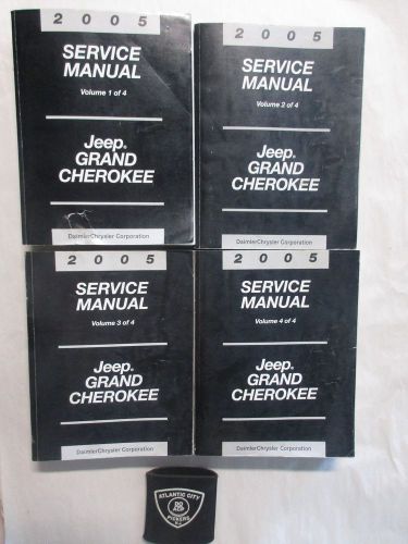 2005 jeep grand cherokee service shop repair manual 4 volume set factory oem