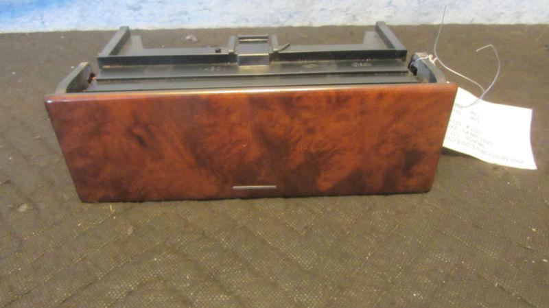 98-02 w210 mercedes e320 e430 dash board center storage box wood trim 52313 