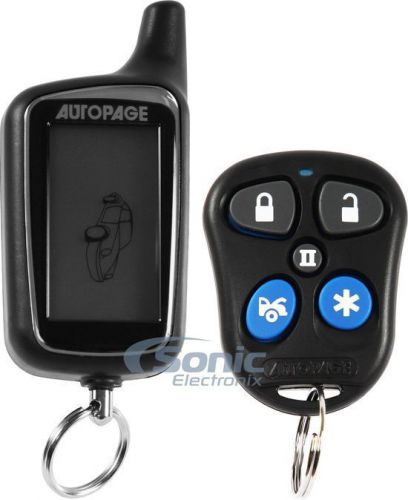 Autopage rf425a 2-way 2 channel keyless entry car alarm vehicle security system
