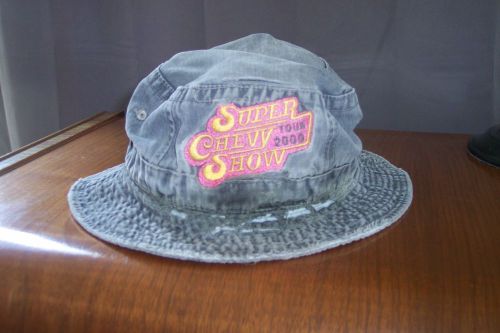 Mens super chevy show tour 2000 distress fishing hat one size fits all