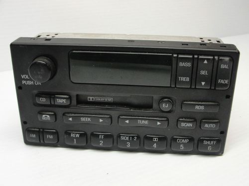 Ford oem cassette cd changer control radio expedition navigator f150 f250 99-08