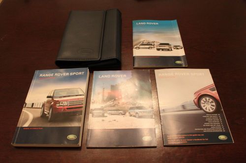 2008 land rover range rover sport owners manual set with navigation manual