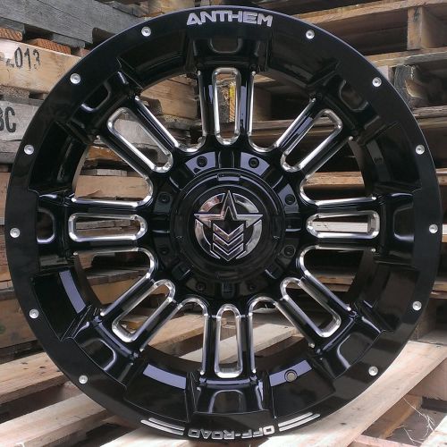 A721201085045 20x10 8x6.5 (8x165.1) wheels rims gloss black -24 offset alloy
