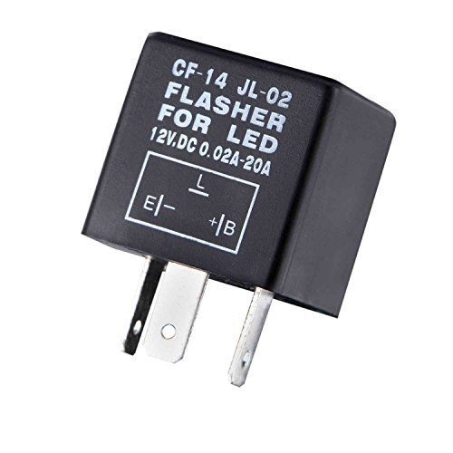Fafada® cf14 led turn blinker light flasher relay 12v dc 0.02-20a for automotive