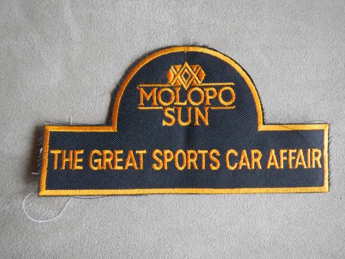 Molopo sun the great sports car affair embroidered patch sew on hot rod jacket