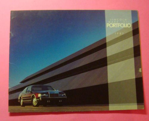 1987 lincoln mark vll  showroom sales brochure..18 pages