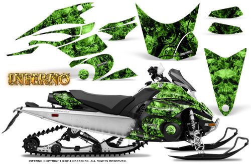 Yamaha fx nytro 08-14 creatorx graphics kit snowmobile sled decals inferno g