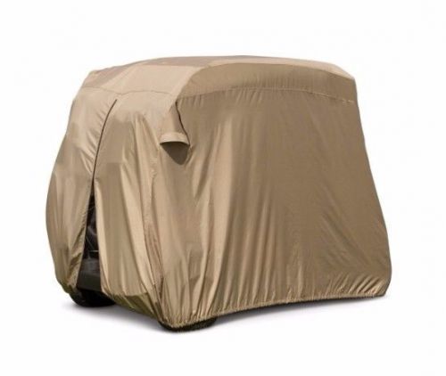 Fairway golf cart easy-on cover, 4-person, tan
