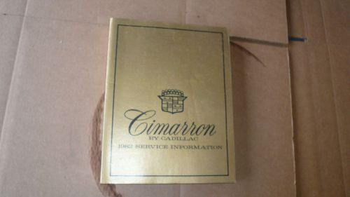 1982 cadillac cimarron shop manual