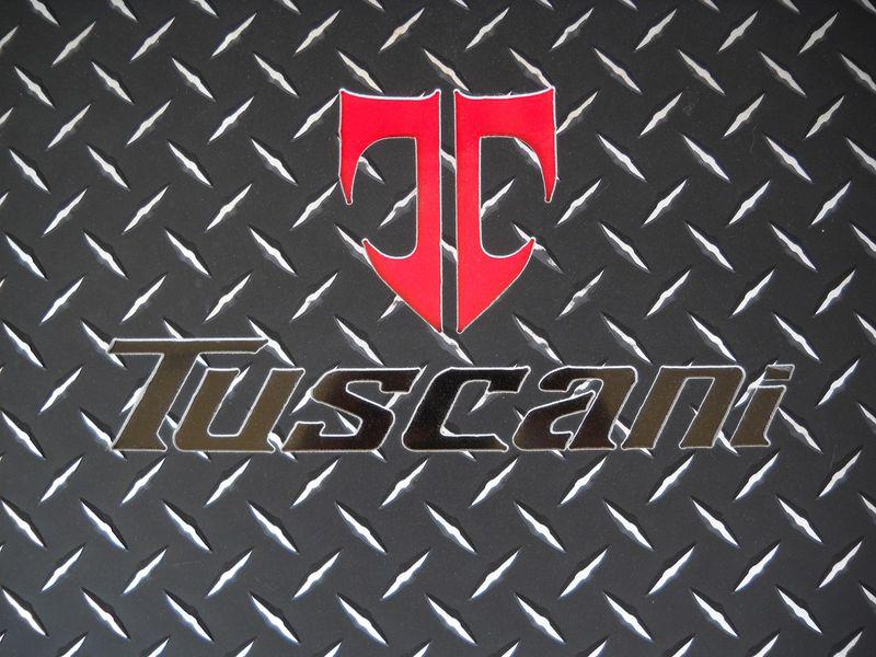 Find Tiburon Tuscani Logo Black Metal Diamond Plate Floor Mats