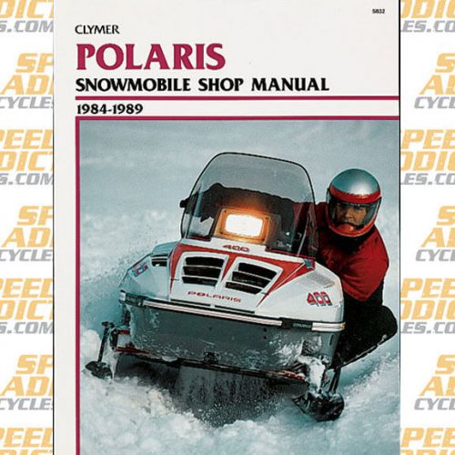 Clymer s832 service shop repair manual polaris snowmobile 84-89