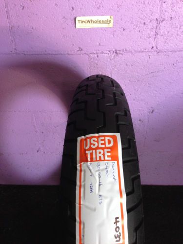 Used dunlop 130/90zr16 130/90/16 front motorcycle tire d404  (4037)