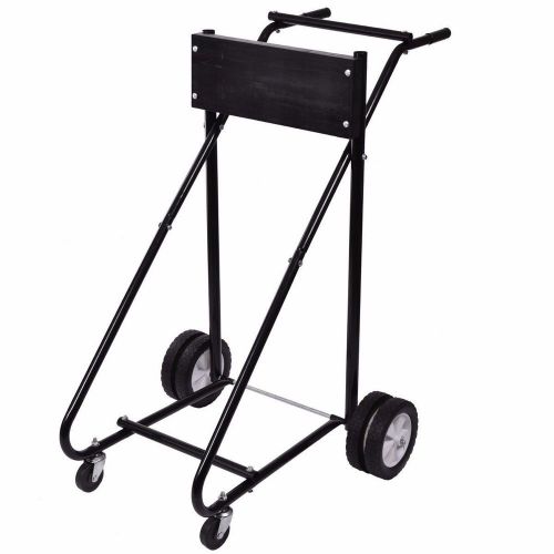 315 lb outboard boat motor stand carrier cart dolly storage pro heavy duty new