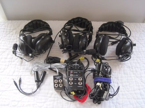 Flightcom digital clearance recorder with earphones