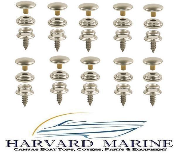 300 piece pro grade boat marine canvas cover stainless snap set cap socket stud